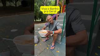 Veja como funciona o Banho pra Geral - Acolhimento, Banho, Cuidados e Comida em São Paulo #shorts