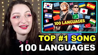 TOP #1 SONG OF EVERY LANGUAGE Reaction!! 100 LANGUAGES around THE WORLD