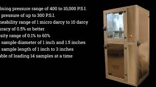 Multi Sample Permeameter Porosimeter v2 Short Overview Net Worth