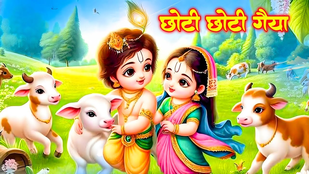 Choti Choti Gaiya, Chote Chote Gwal | छोटी छोटी गैया | #Little Krishna Bhajan - Krishna Bal Leela