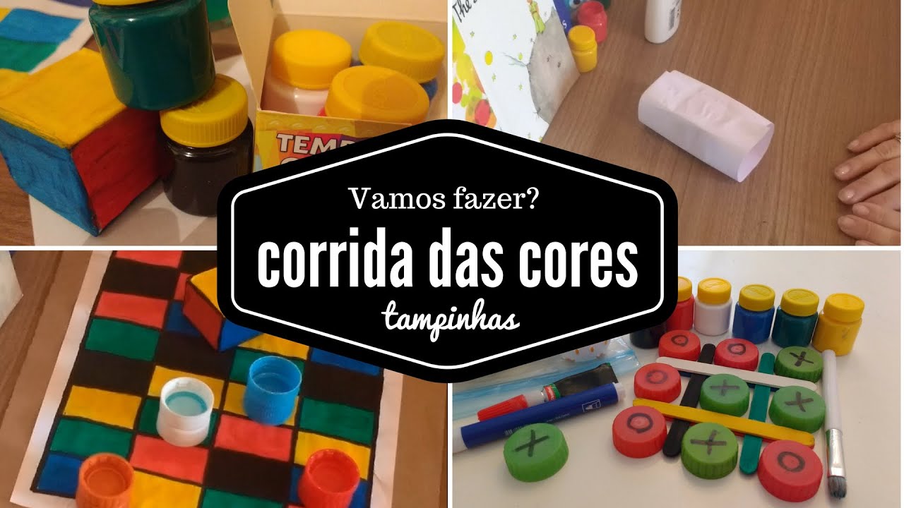 Corrida das cores - Regador de Ideias- Jogos Educativos