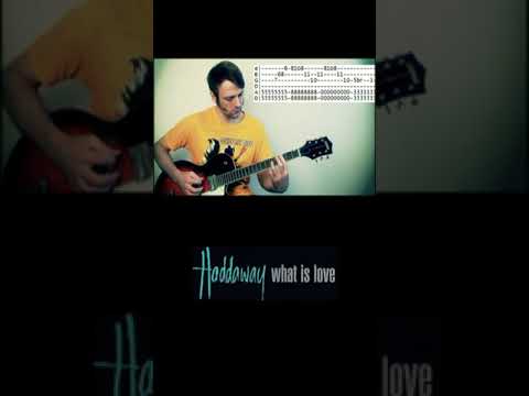 Haddaway What Is Love Guitar Tab Cover