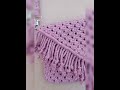 Macrame sling bag in different colours and designs # pink colour # handmade #clutchbag