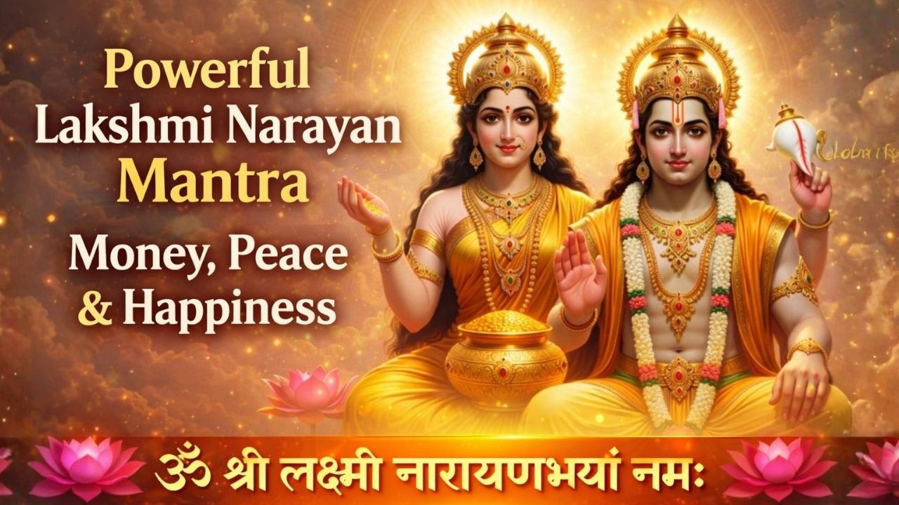 Powerful Lakshmi Narayan Mantra for Money, Peace & Happiness | ॐ श्री लक्ष्मी नारायणाभ्यां नमः