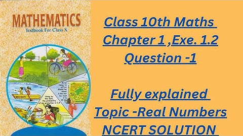 Class 10 Math Exercise 1.2 Question Number 1 | Class 10 Ex 1.2 Q1 Real Number | NCERT SOLUTION |
