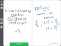Rational and Irrational Numbers