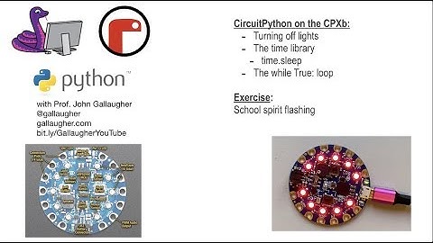 CPXb Lesson 2   Time and While True loop + School Spirit Challenge