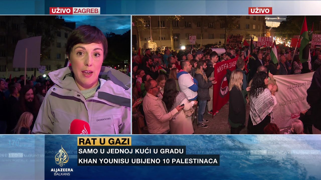 احتجاج في زغرب: "كرواتيا تقف مع فلسطين"
