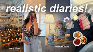 realistic days in my life: cozy night routines, reading, workouts & new jewelry!