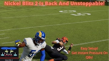 Madden 22:Unstoppable Nano Blitz: Nickel Blitz 2 Is Back! Easy Setup And Instant Pressure!