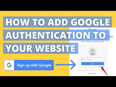 How to add Google Login (OAuth Credentials) to your website