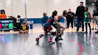 Willow Liles 2-25-24 AAU 2024 ROOKIE STATE CHAMPIONSHIPS (Wrestling) Match 1-Bermuda Run, NC (10 yo)