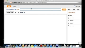 My Screencast of blogger