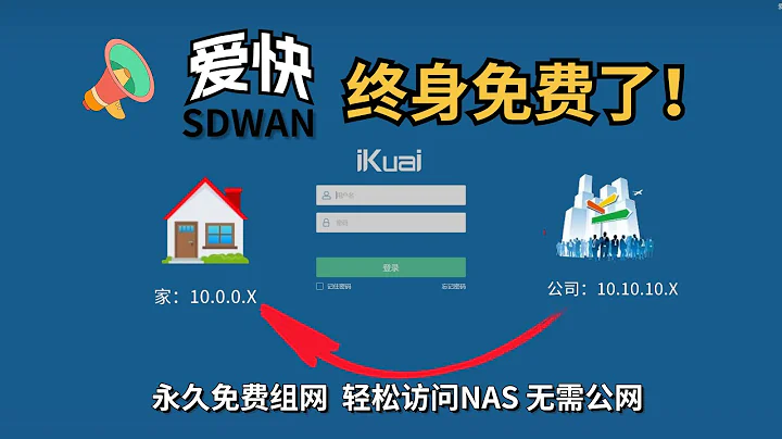 手把手教你白嫖！终身免费的爱快SDWAN组网，轻松实现远程办公，访问NAS - 天天要闻