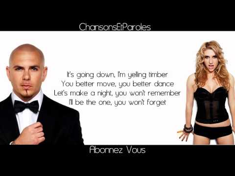 Pitbull feat Ke$ha " Timber " avec paroles