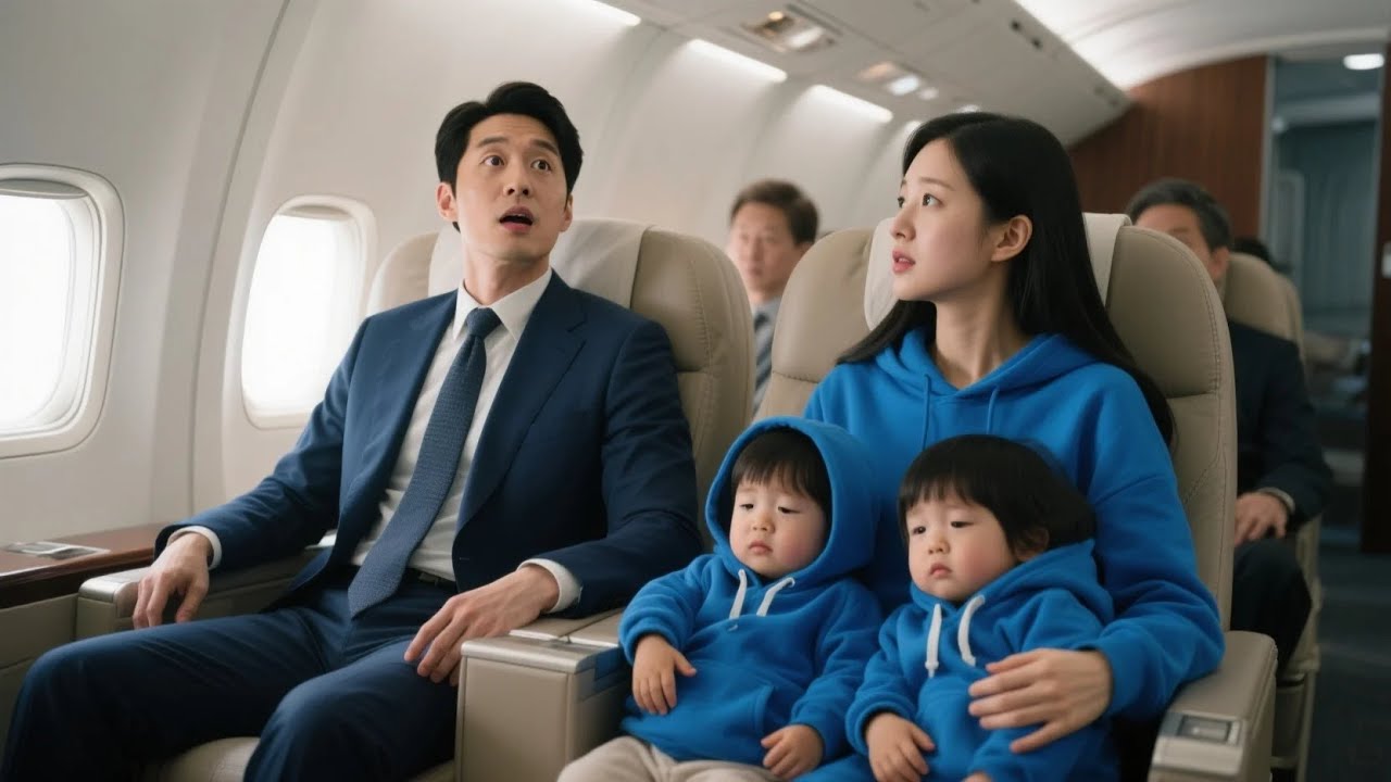 비즈니스석 CEO의 오열, 이코노미석에 전 여친과 자기 판박이 세 아이가 타고 있었다