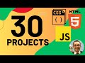 HTML CSS JS projects (Beginner): 30 projects using HTML CSS and JavaScript