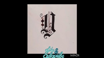 gothic ornate || calligraphy lines, flourish strokes and diamond shape #shorts