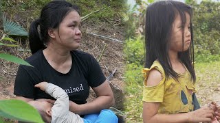 Single Mother - Helping poor girl find a family - Harvesting garlic \& Roofing the house