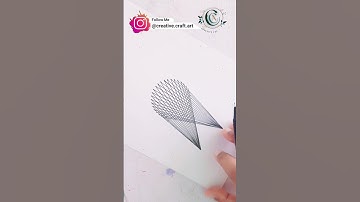 Easy Geometric Pattern #shorts #shortvideo #viral #3d #illusion #new #tricks #cca