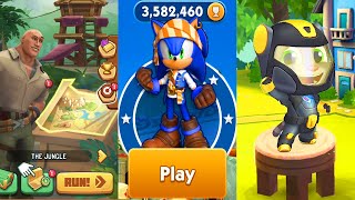 Jumanji Epic Run vs Gold Run vs Sonic Dash vs Talking Tom | Pirate vs All Bosses Zazz Eggman All 52