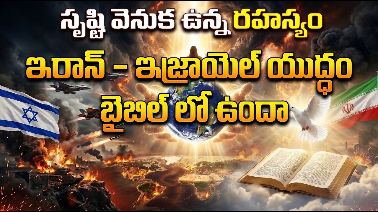 అంత్యకాలం చెంతకు చేరిందా? సృష్టికర్త ఉద్దేశ్యం ఏమిటి? | Israel-Iran War & Bible Truth |