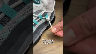 Did you spot the mistake as I laced these Air Max 95’s?