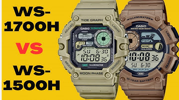 Best Water Sports Watch? Casio WS-1500H vs WS-1700H!