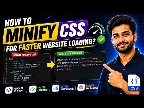 How to Minify CSS for Faster Website Loading?