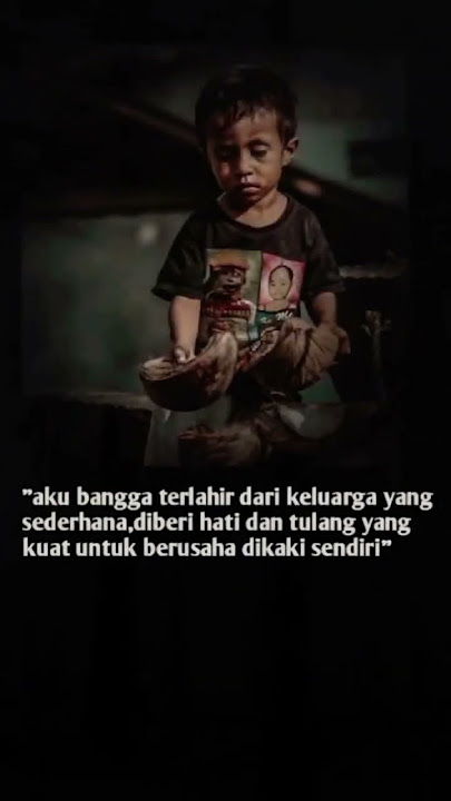 Bangga terlahir dari keluarga sederhana || Motivasi