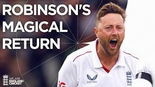 Triple Wicket Maiden! | Ollie Robinson's SENSATIONAL Return