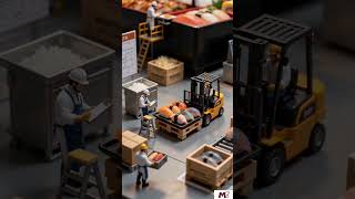 Tiny Workers Build Giant Bento Box #miniature #satisfying #factory