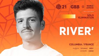 RIVER' 🇫🇷 I GRAND BEATBOX BATTLE 2021: WORLD LEAGUE I Solo Elimination Resimi