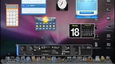 Mac OS X: Dashboard Tutorial