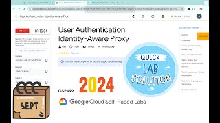 User Authentication: Identity-Aware Proxy | #qwiklabs | #GSP499 | [With Explanation🗣️]