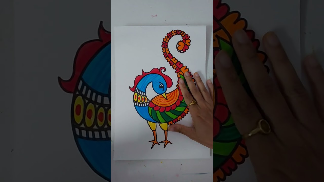 Искусство настенной живописи в Керале, онлайн-курсы рисования www..tinyprintsart.com