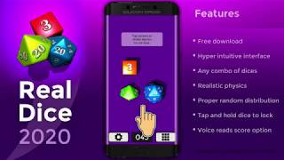Real Dice 2020, Dice Simulator for phones and tablets screenshot 2