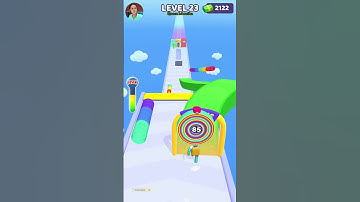 Layer Man game #shorts #games #trainrunning #funny #racinggame 🤣@Queenlobonika