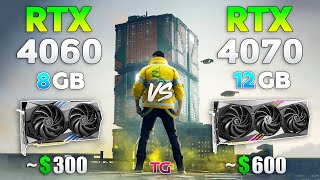 RTX 4060 vs RTX 4070  Test in 10 Games