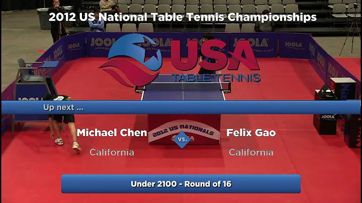 Under 2100 Singles Round of 16: Michael Chen vs. F...