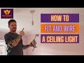 How to Change a Ceiling light | Replacing a Rose Fitting