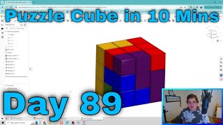 Puzzle Cube - Day 89 of 100 Onshape Journey Net Worth