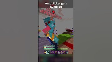 autoclicker gets autoclipped #minecraft #cubecraft #shorts #fyp
