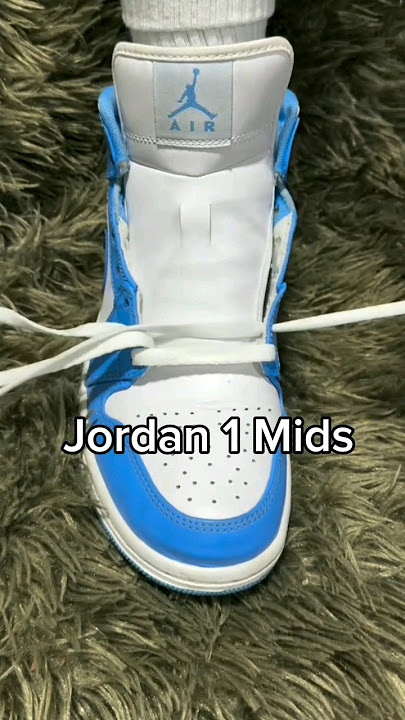 how to lace Jordan 1 Mid💪🏾🌟#jordan1 #lace