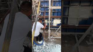 Spray Polyurethane Foam Insulation | Highway Bridge Formwork (Test Application)#spray foam