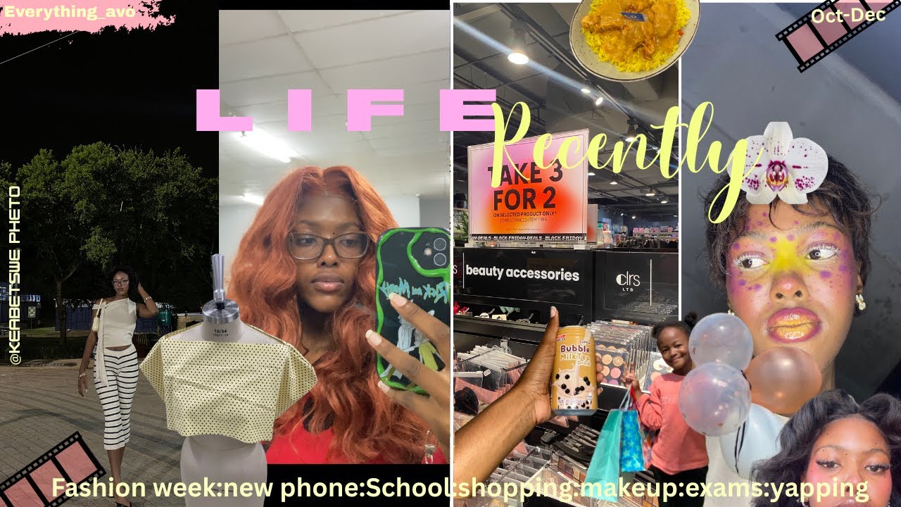 Year end vlog:Fashion Week/New phone/shoping/why I disappeared.South Africa YouTuber