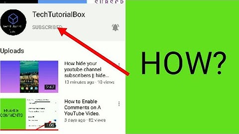 How hide your youtube channel subscribers || hide subscriber count || 2020
