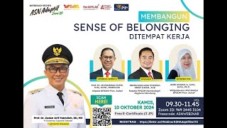 MEMBANGUN SENSE OF BELONGING DI TEMPAT KERJA