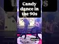 Candy dance for the 90s and 80s at the retro party