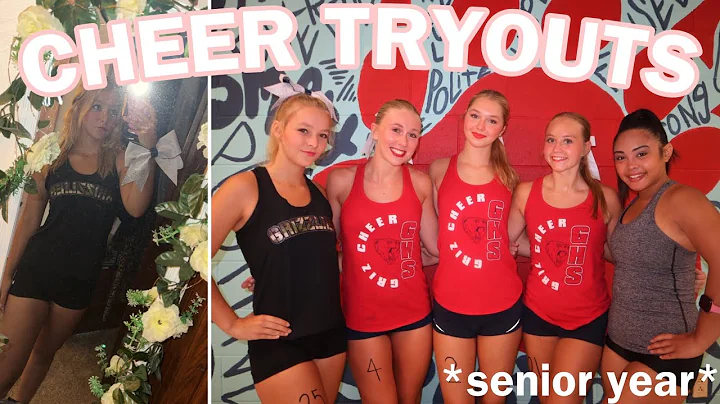 TRYING OUT FOR MY HIGH SCHOOL’S CHEER TEAM!!! *CHEER TRYOUT VLOG 2024*| Rachel Renee